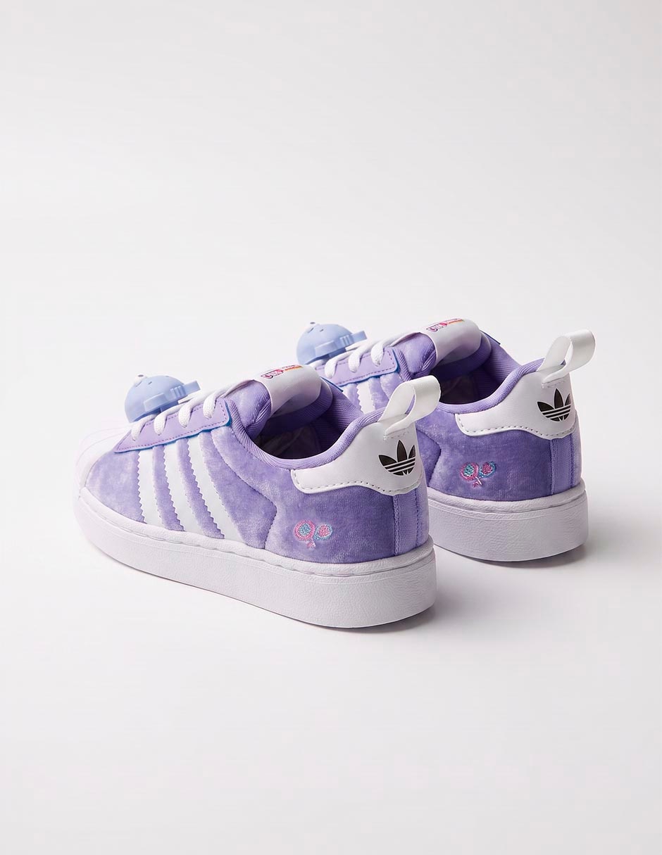 Tenis para niña superstar quickon 2