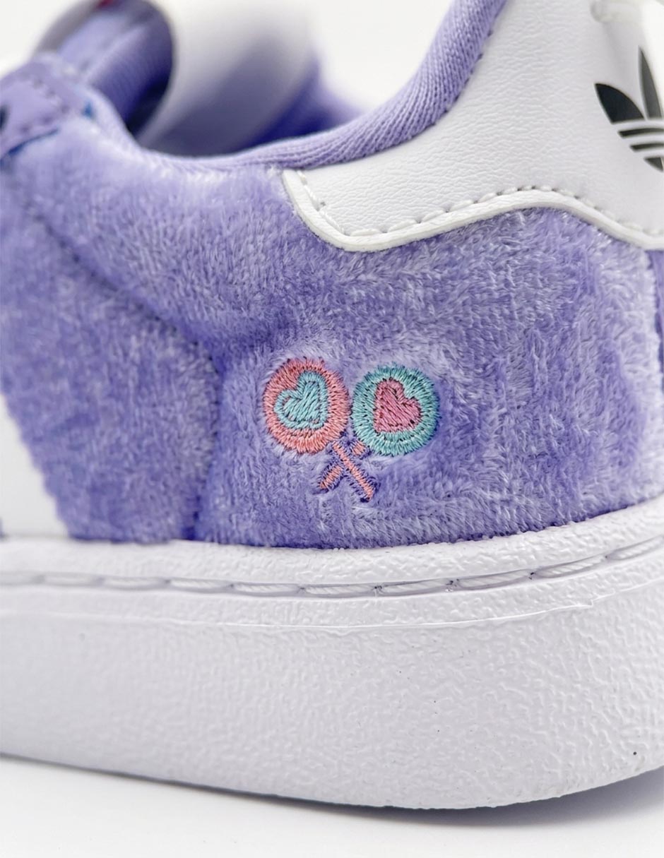 Tenis para niña superstar quickon 5