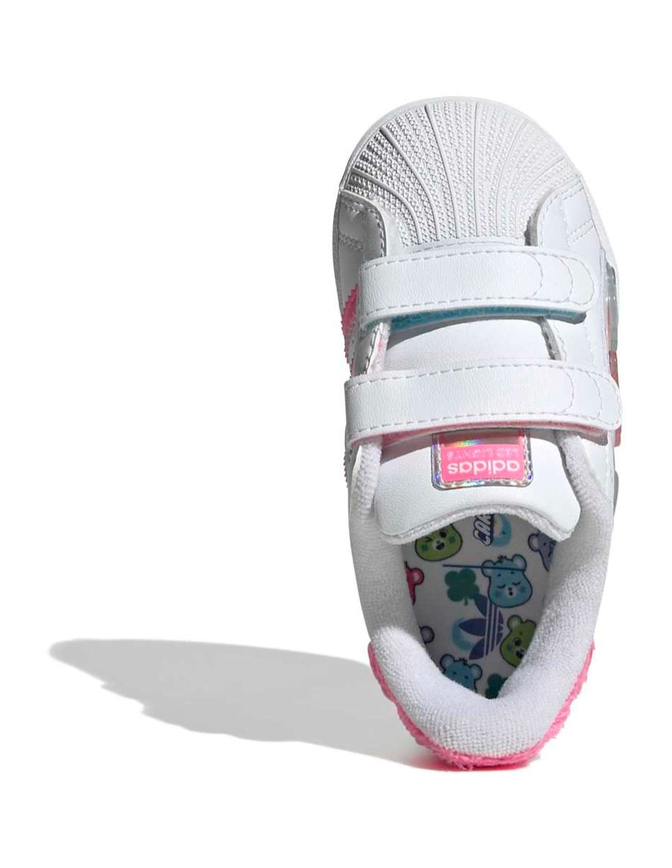 Tenis para niña superstar led lights cf i 8