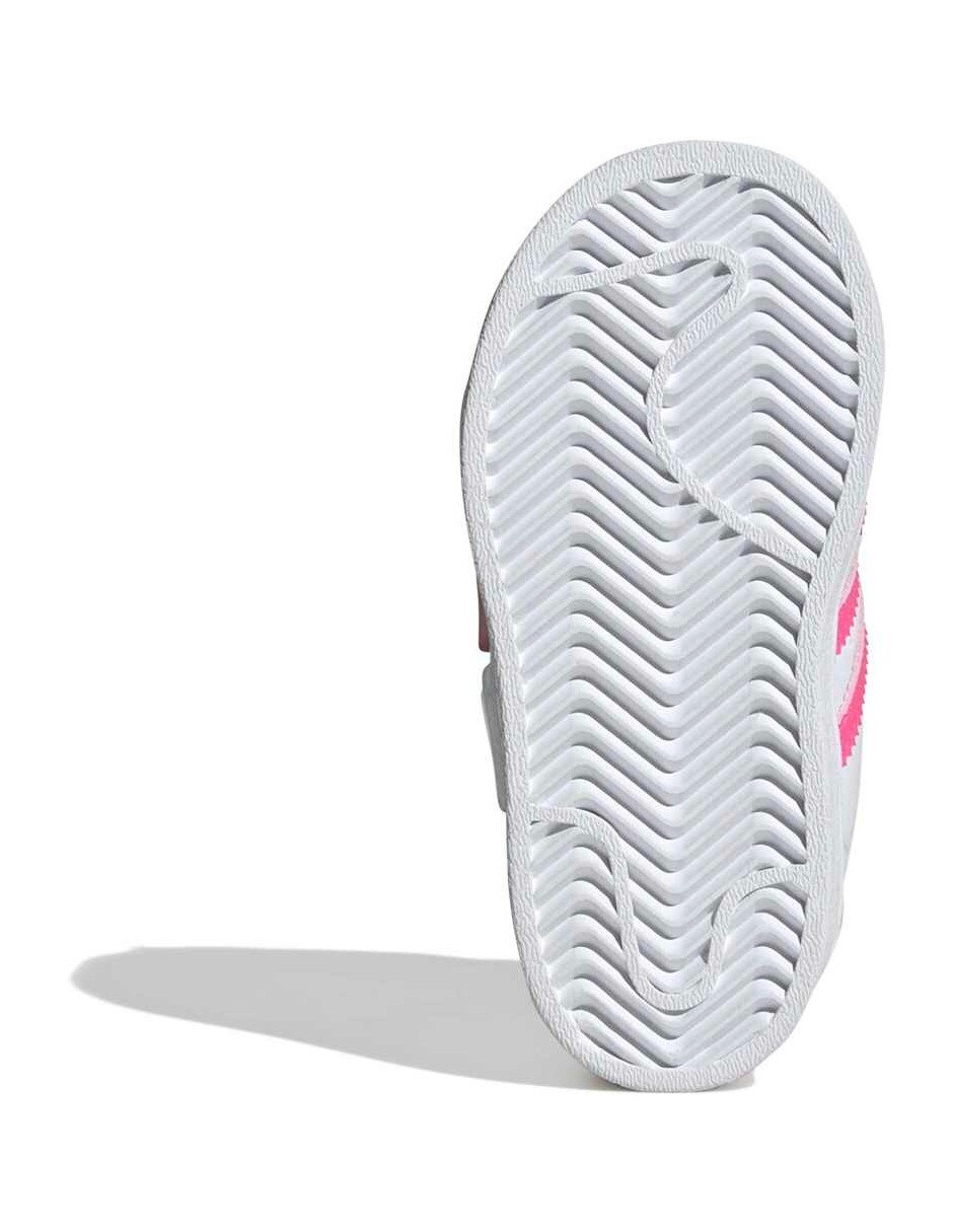 Tenis para niña superstar led lights cf i