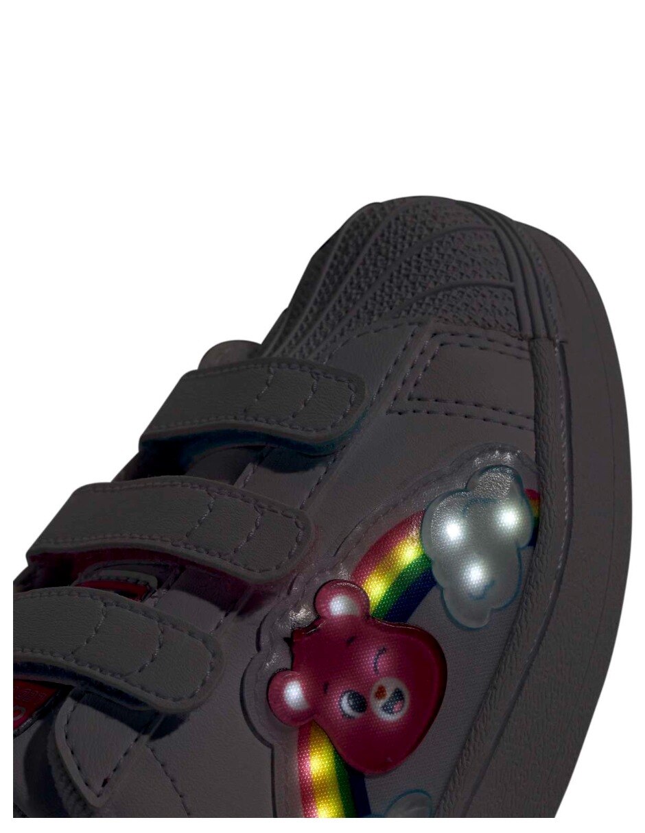Tenis para niña superstar led lights cf c 5