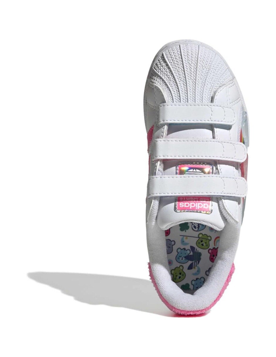 Tenis para niña superstar led lights cf c 12