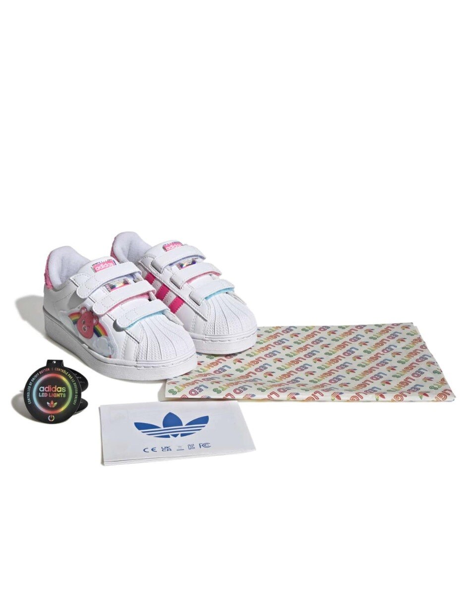 Tenis para niña superstar led lights cf c 11