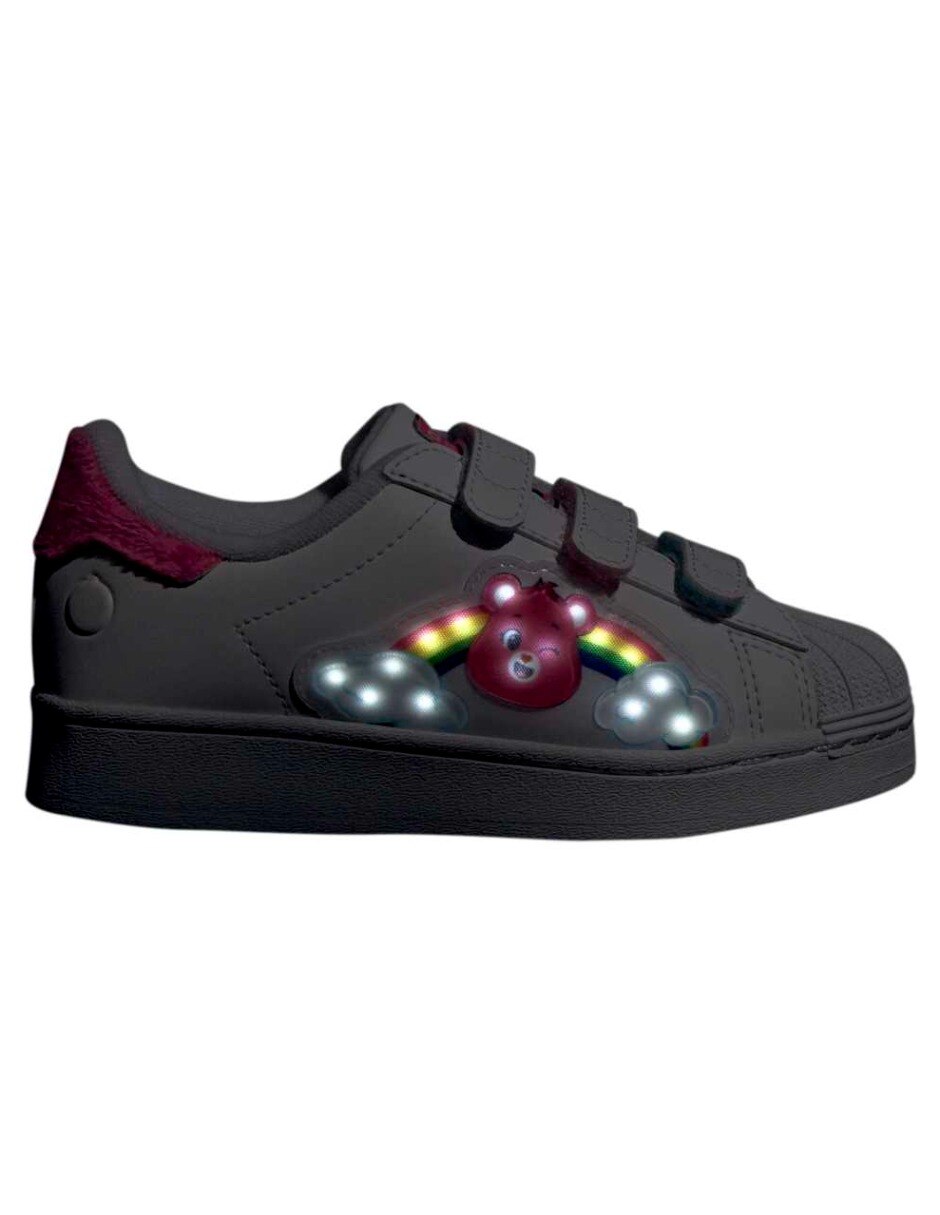 Tenis para niña superstar led lights cf c 6
