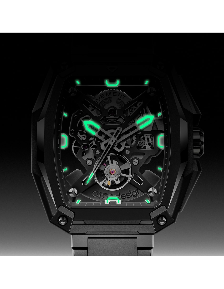 Reloj pulsera hunter titanio para hombre z041 tigr 1g