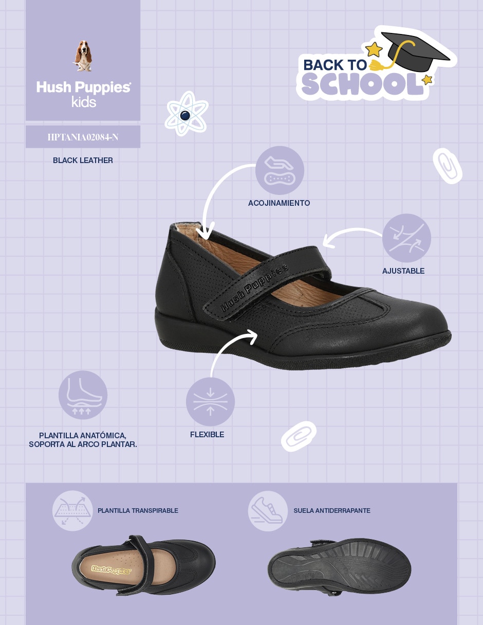 Zapato de piel para infantil niña 2