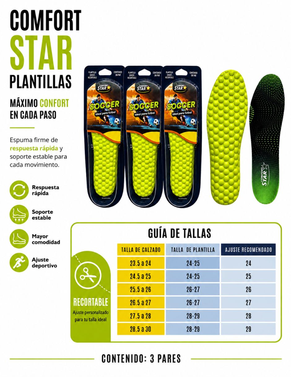 Plantilla deportiva