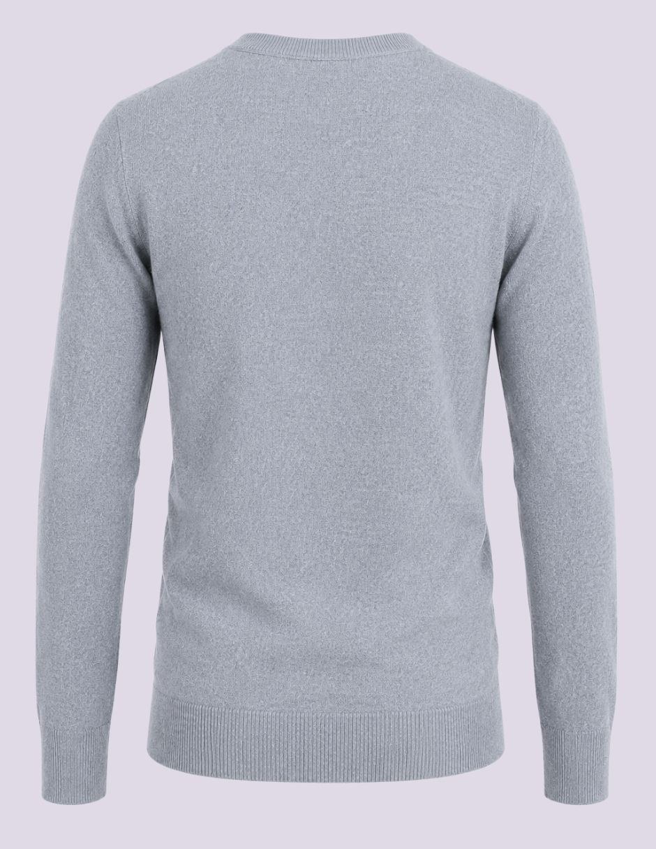 Suéter cuello v para hombre 3