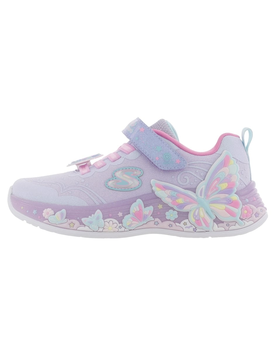 Tenis con luz para niña Butterfly Bliss