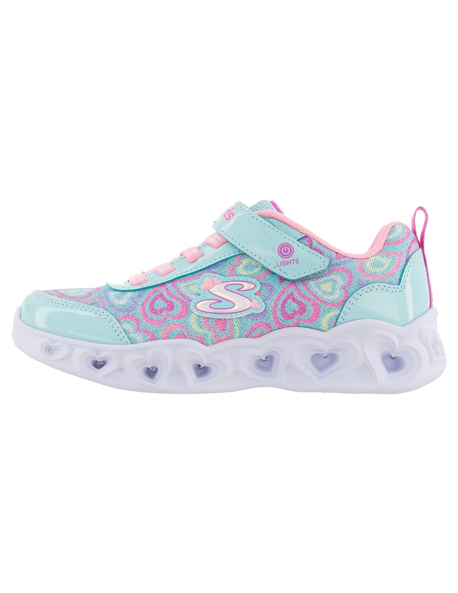 Tenis con luz para niña Heart Lights Tenis con luz para niña Heart Lights