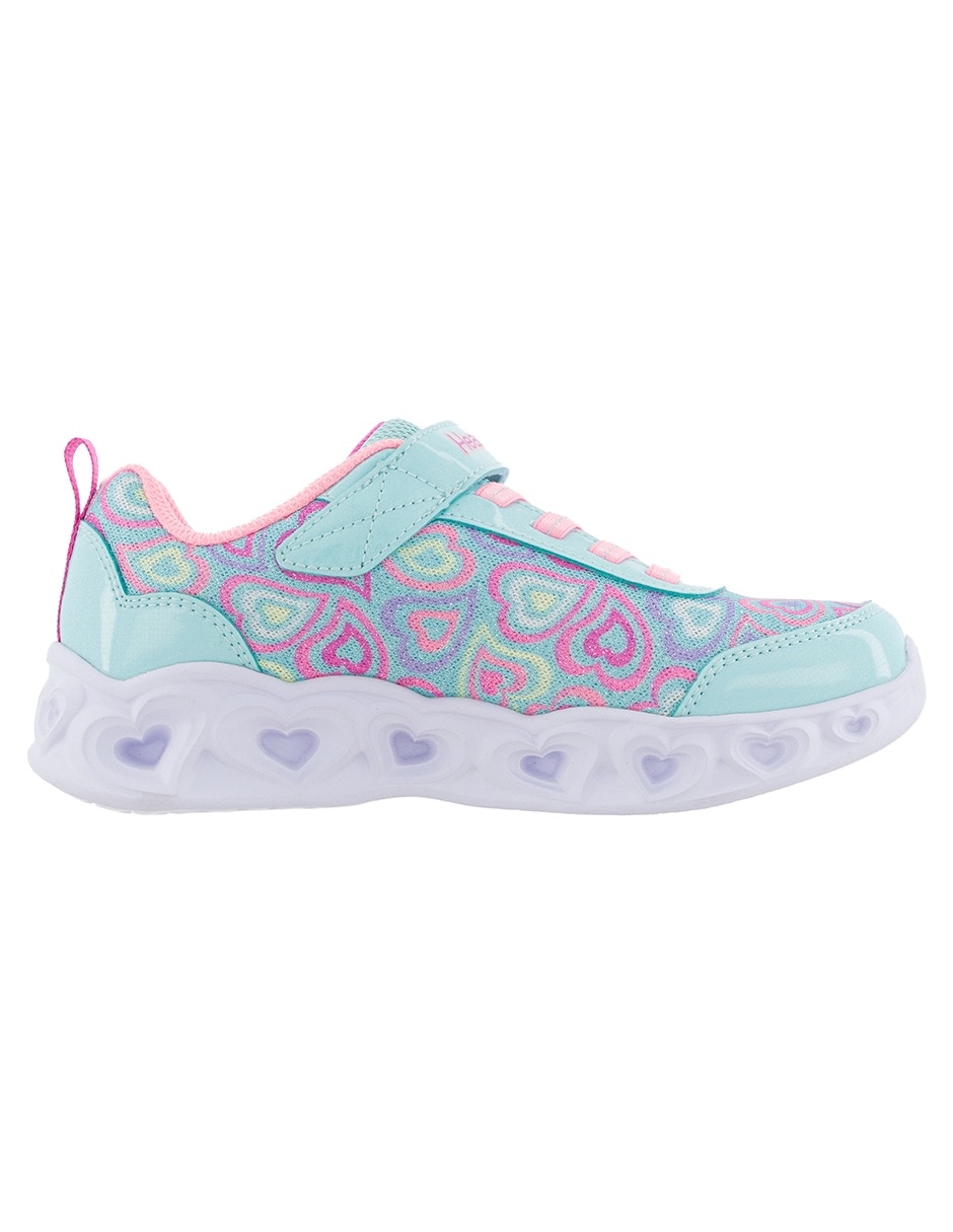 Tenis con luz para niña Heart Lights 2