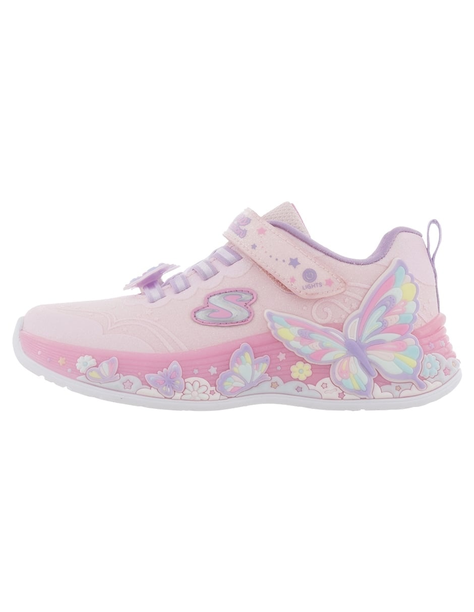 Tenis con luz para niña Butterfly Bliss Tenis con luz para niña Butterfly Bliss