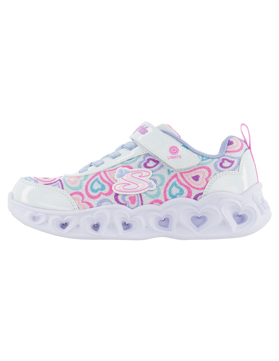 Tenis con luz para niña Heart Lights