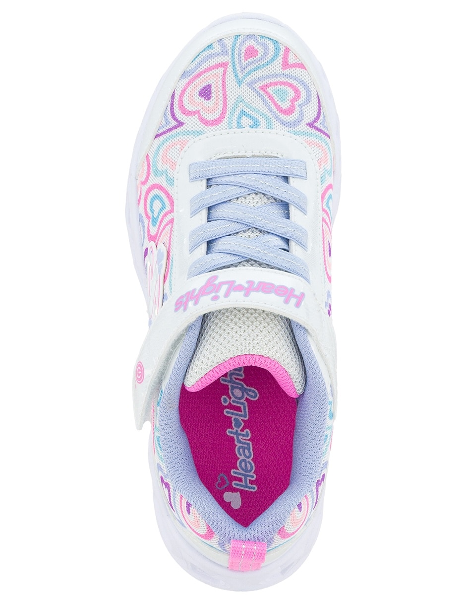 Tenis con luz para niña Heart Lights 2