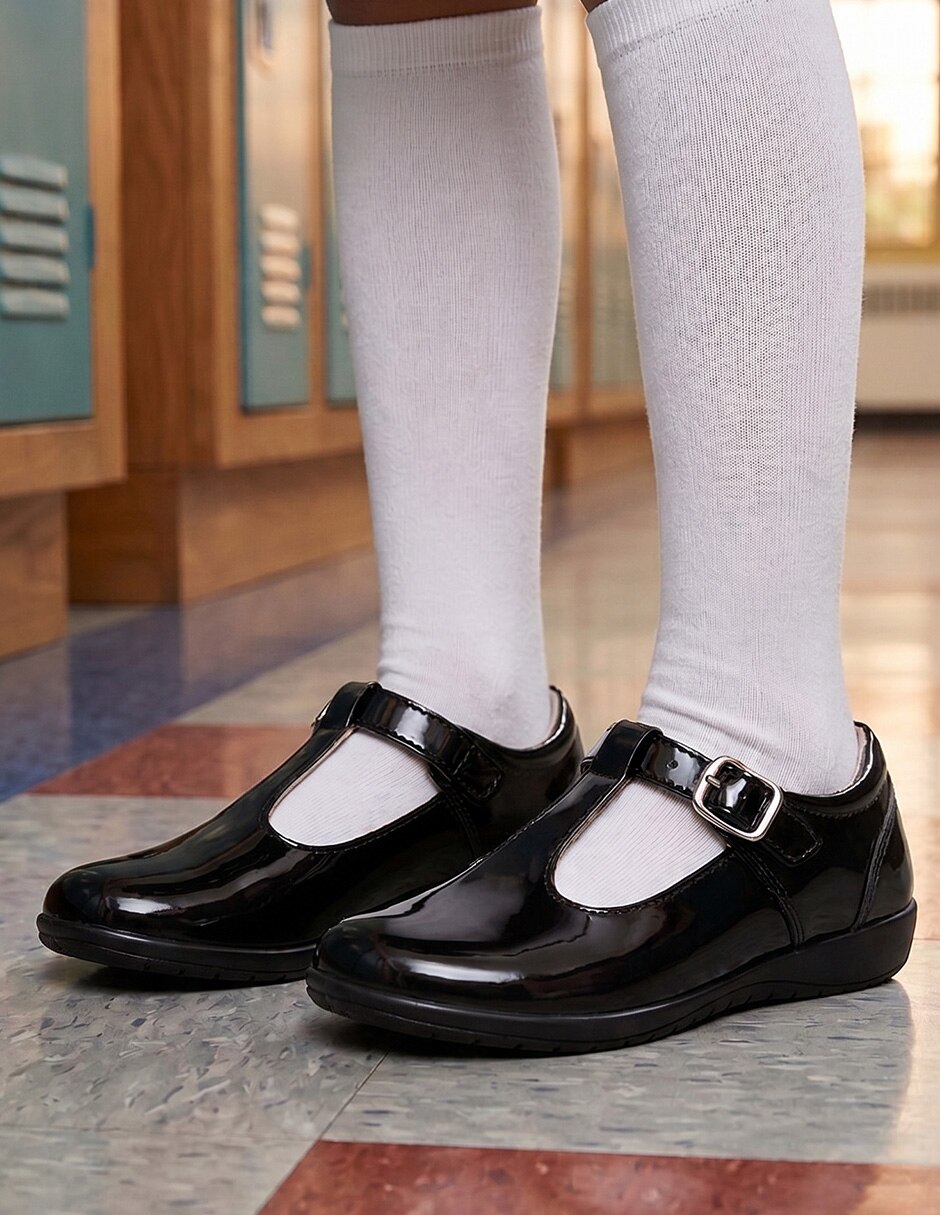 Zapato Back To School de Charol para Niños grandes Niña