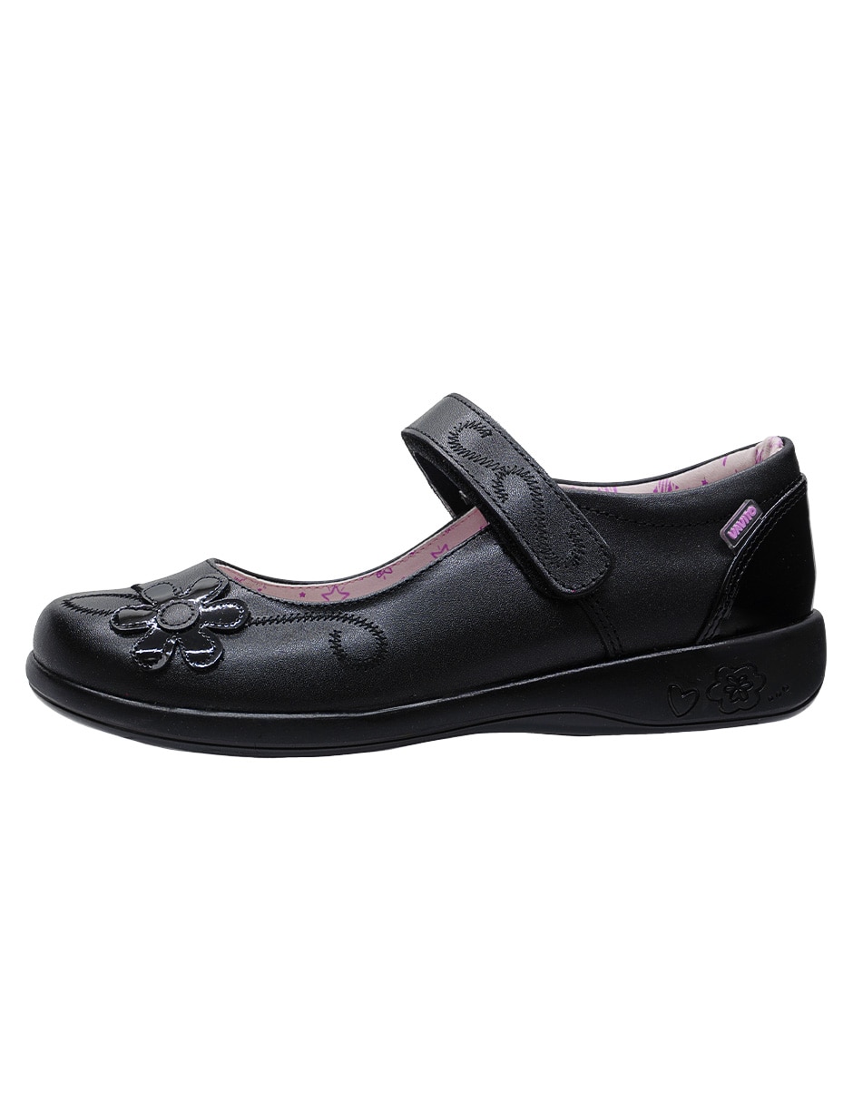 Zapato Back to school de Piel para Niños grandes Niña