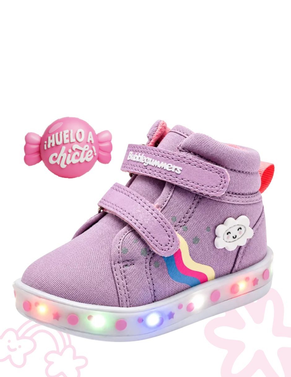 Tenis para niña arcoíris