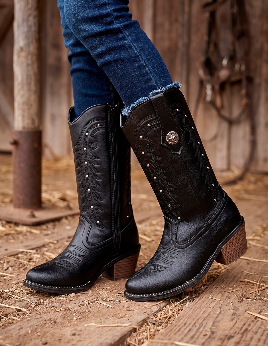 Bota de piel(si aplica) Chic No aplica para Niños grandes Niña 5