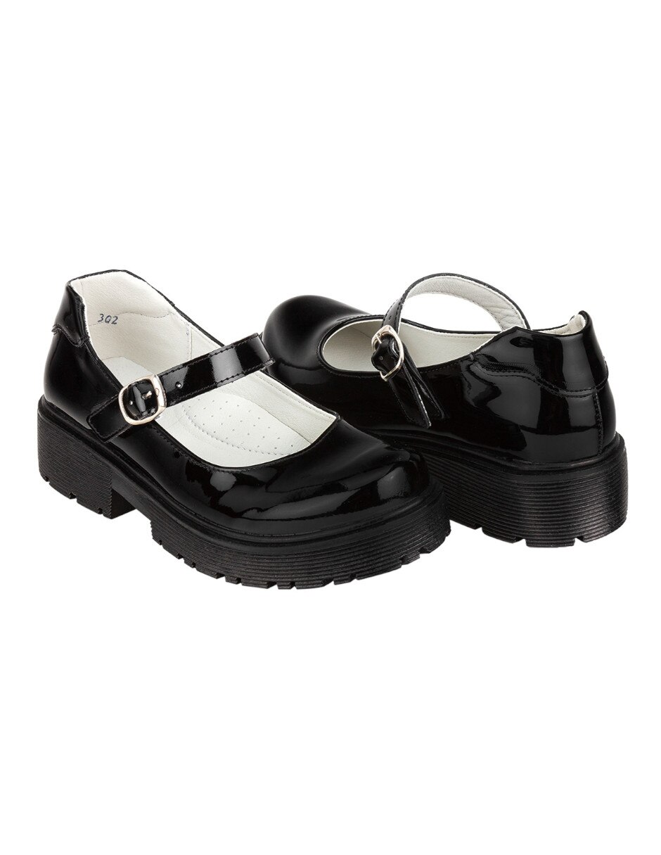 Zapato Back to School de Charol para Niños grandes Niña 6