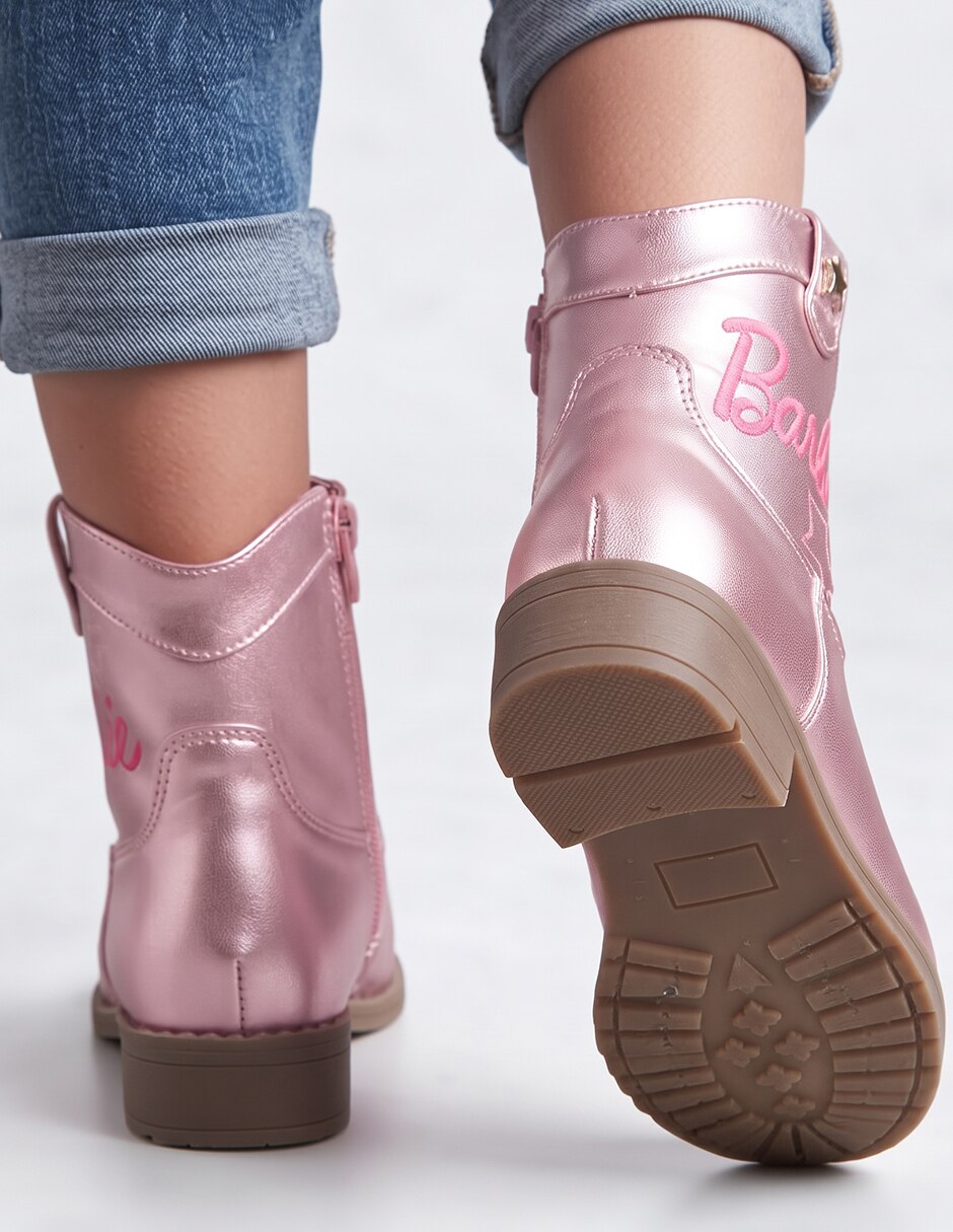 Botín barbie para niña 11