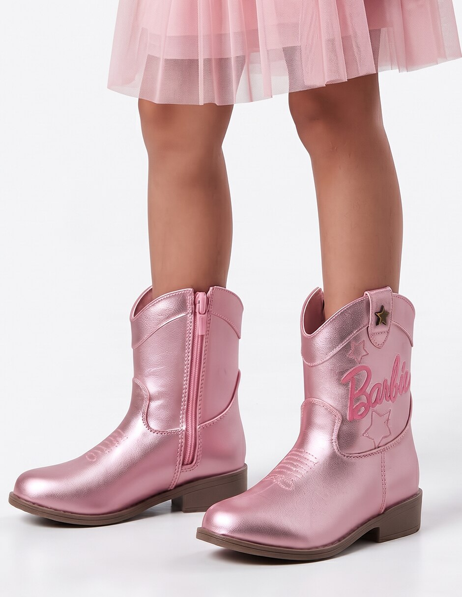 Botín barbie para niña 9