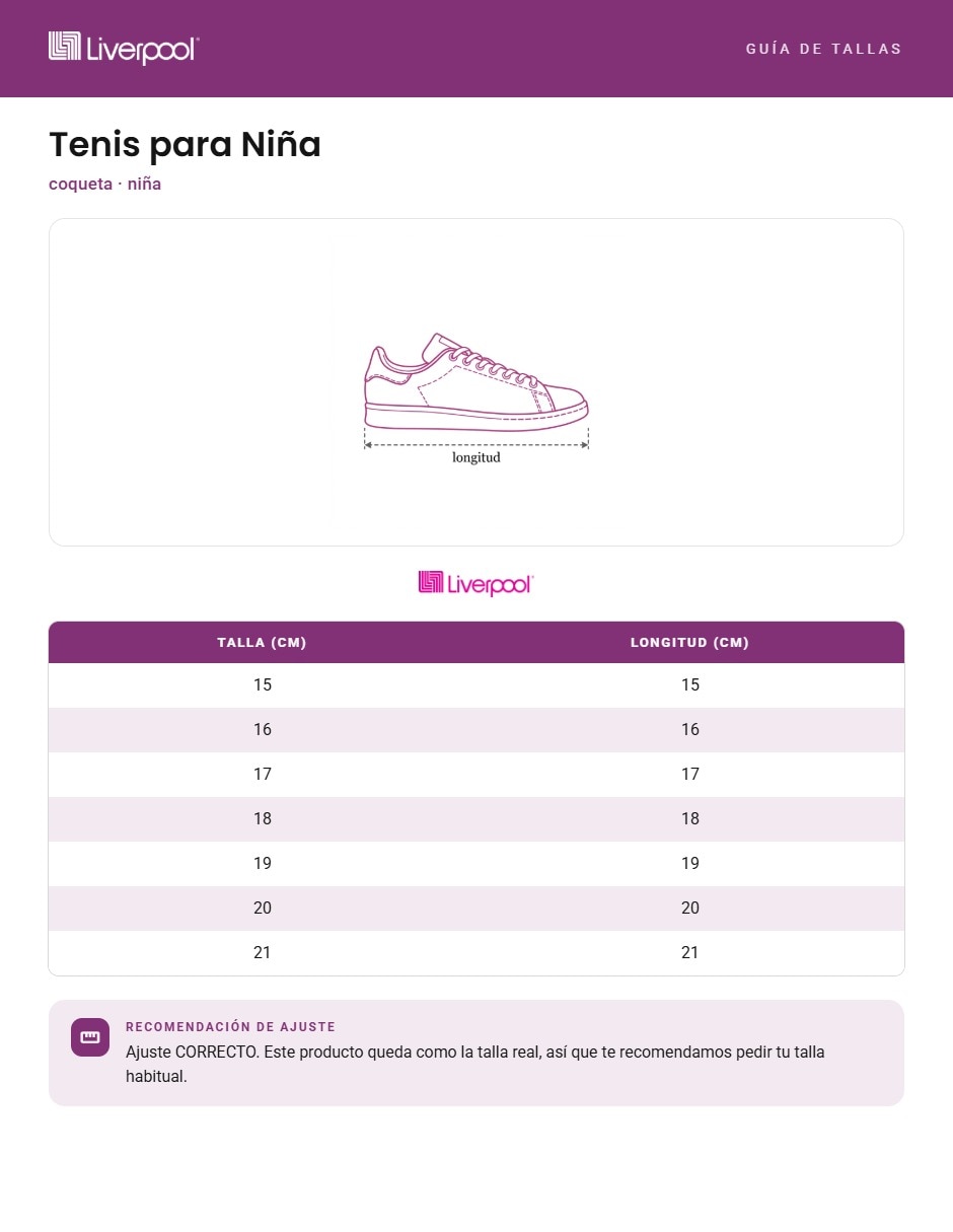 Tenis para Infantil Niña Sin familia o coleccion No aplica 7
