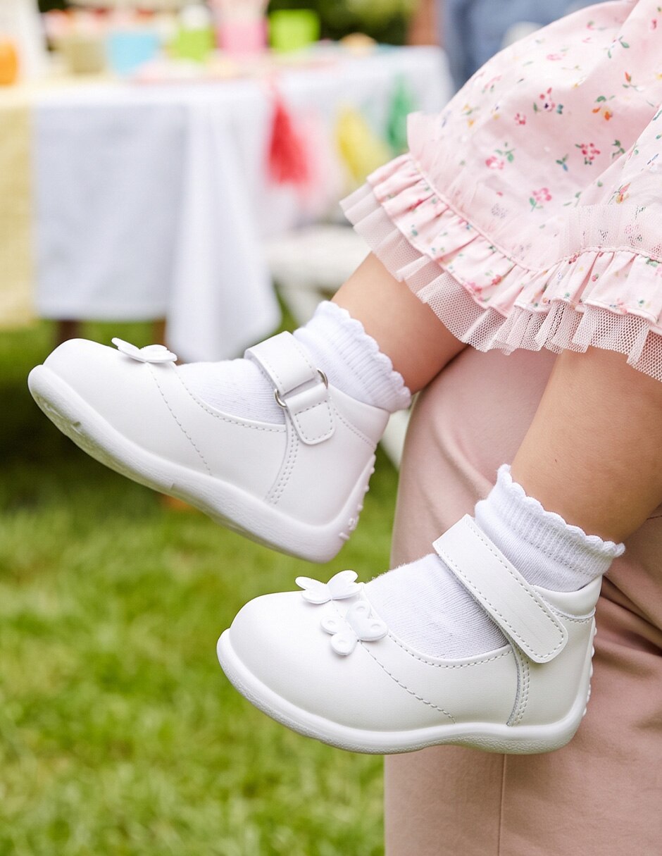 Zapato ceremonia de piel para niña 6