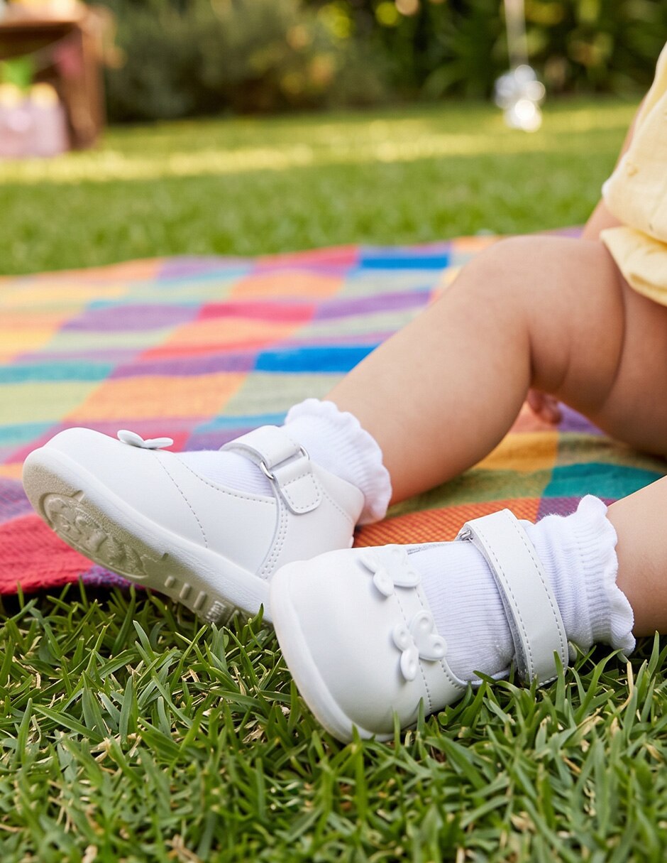 Zapato ceremonia de piel para niña 7